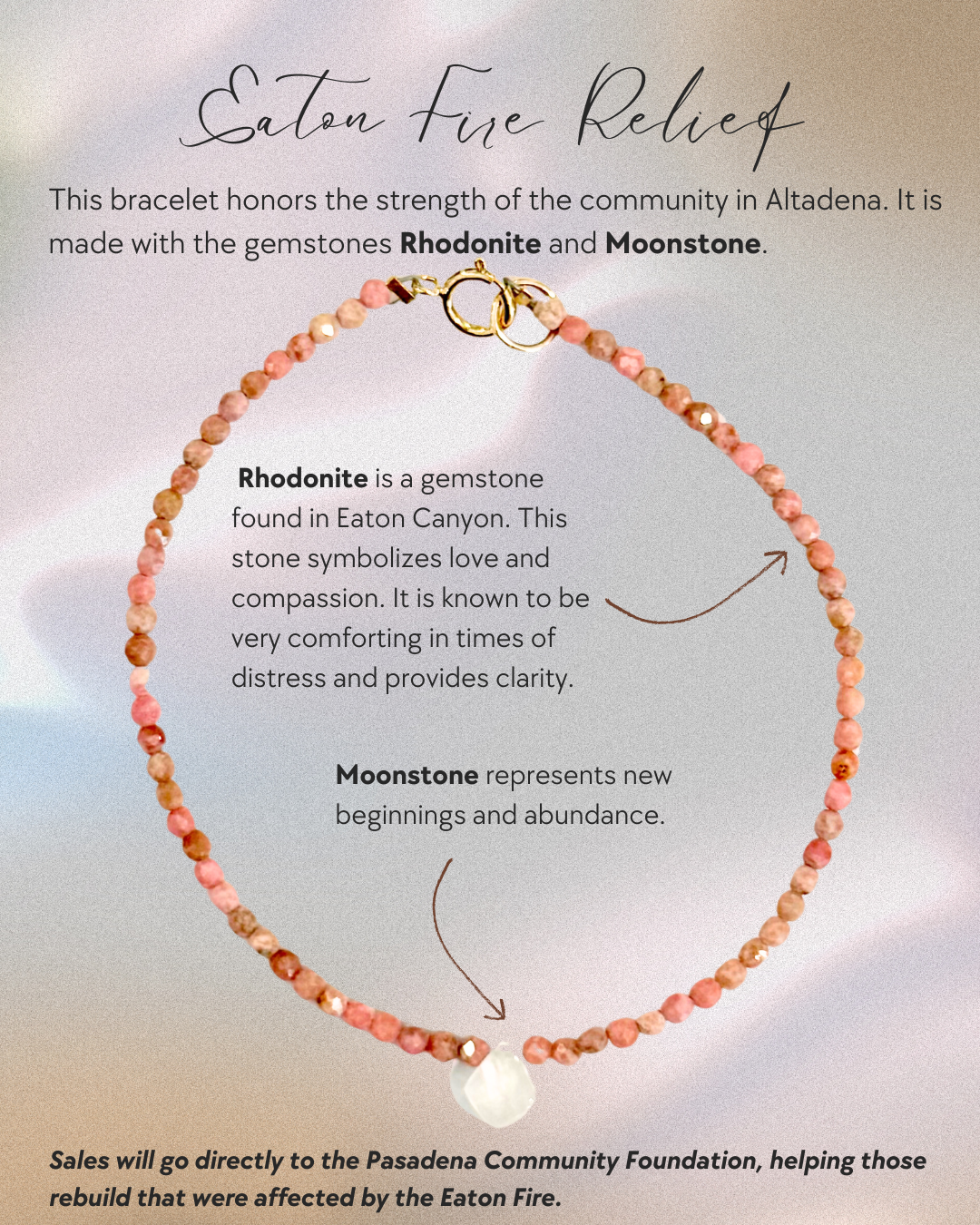 Eaton Fire Relief Bracelet