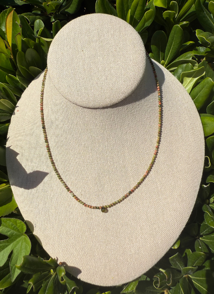 Unakite and Tourmaline