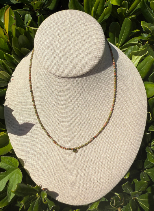 Unakite and Tourmaline