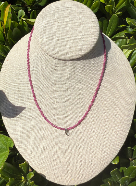 Ruby and Aquamarine Marquise