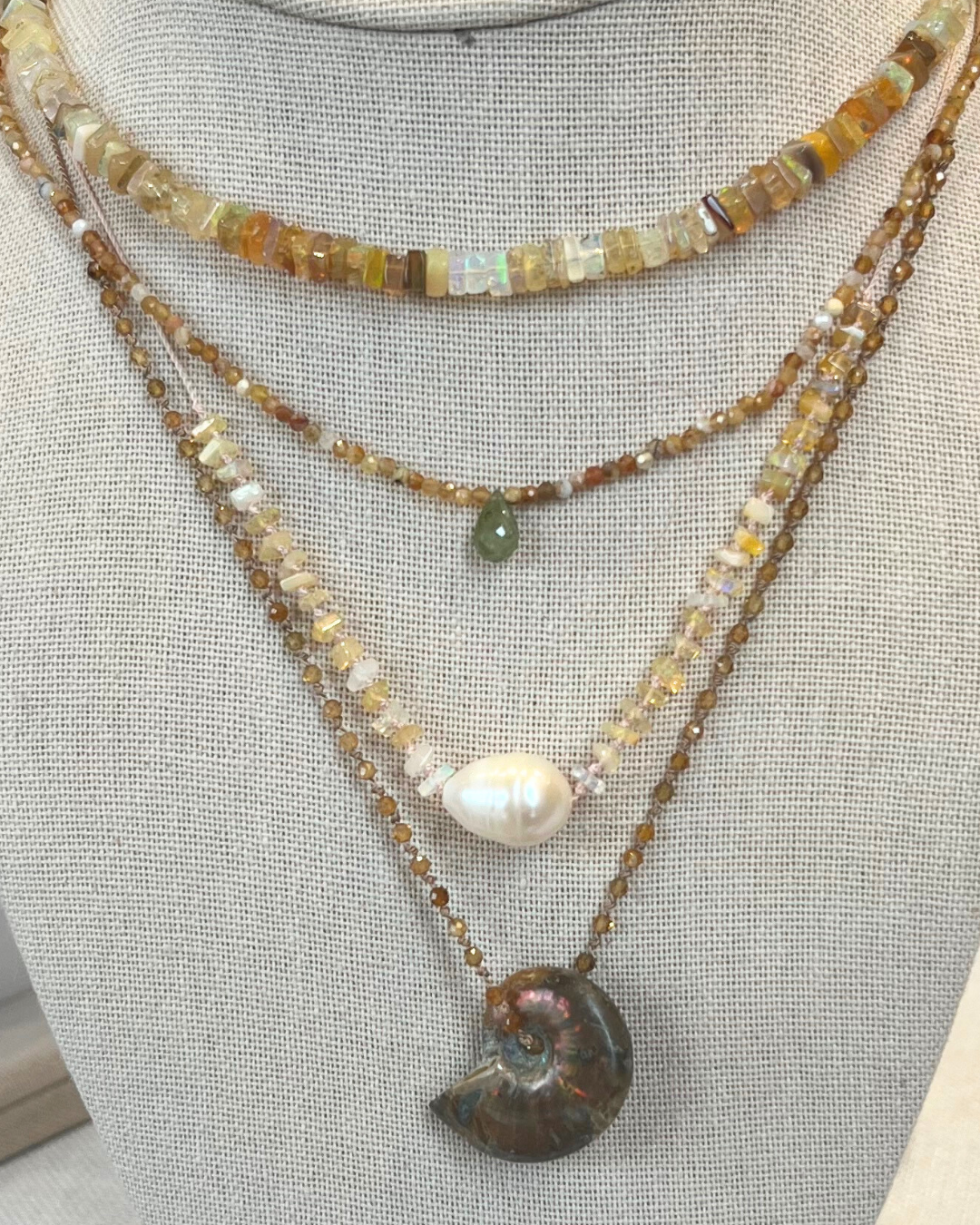 Ethiopian Opal Necklace