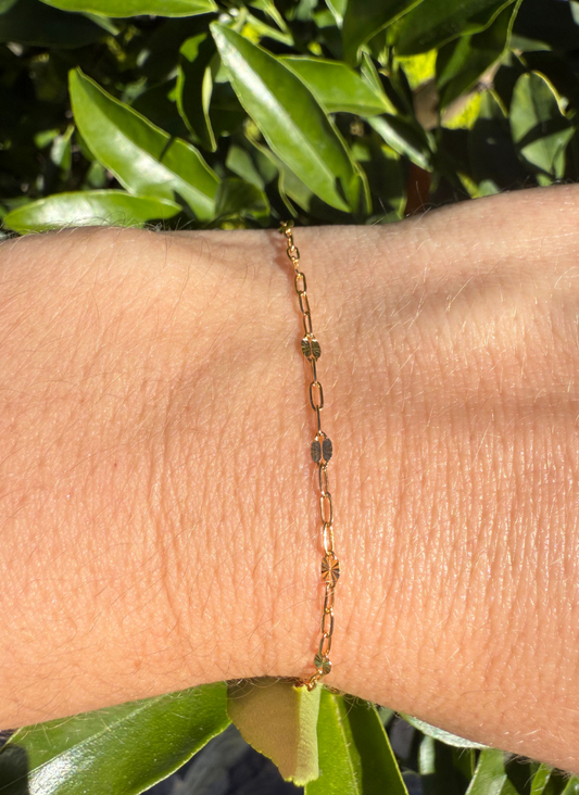 Sunburst Chain Bracelet