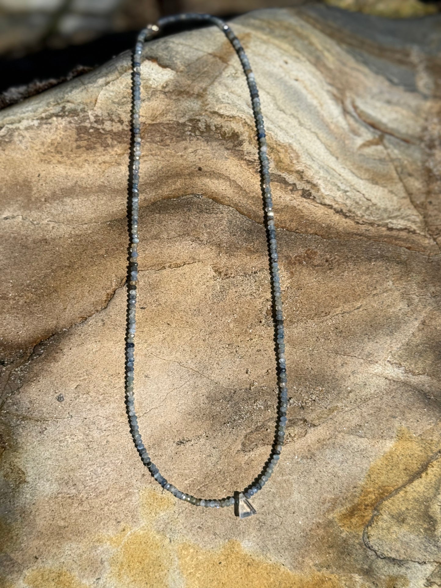 Moonstone Triangle & Kyanite